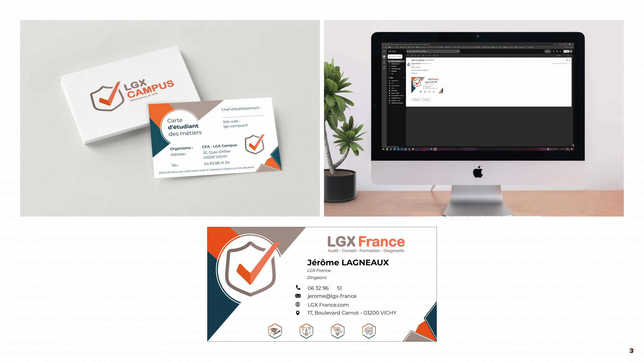 Logo branding template document sécurité