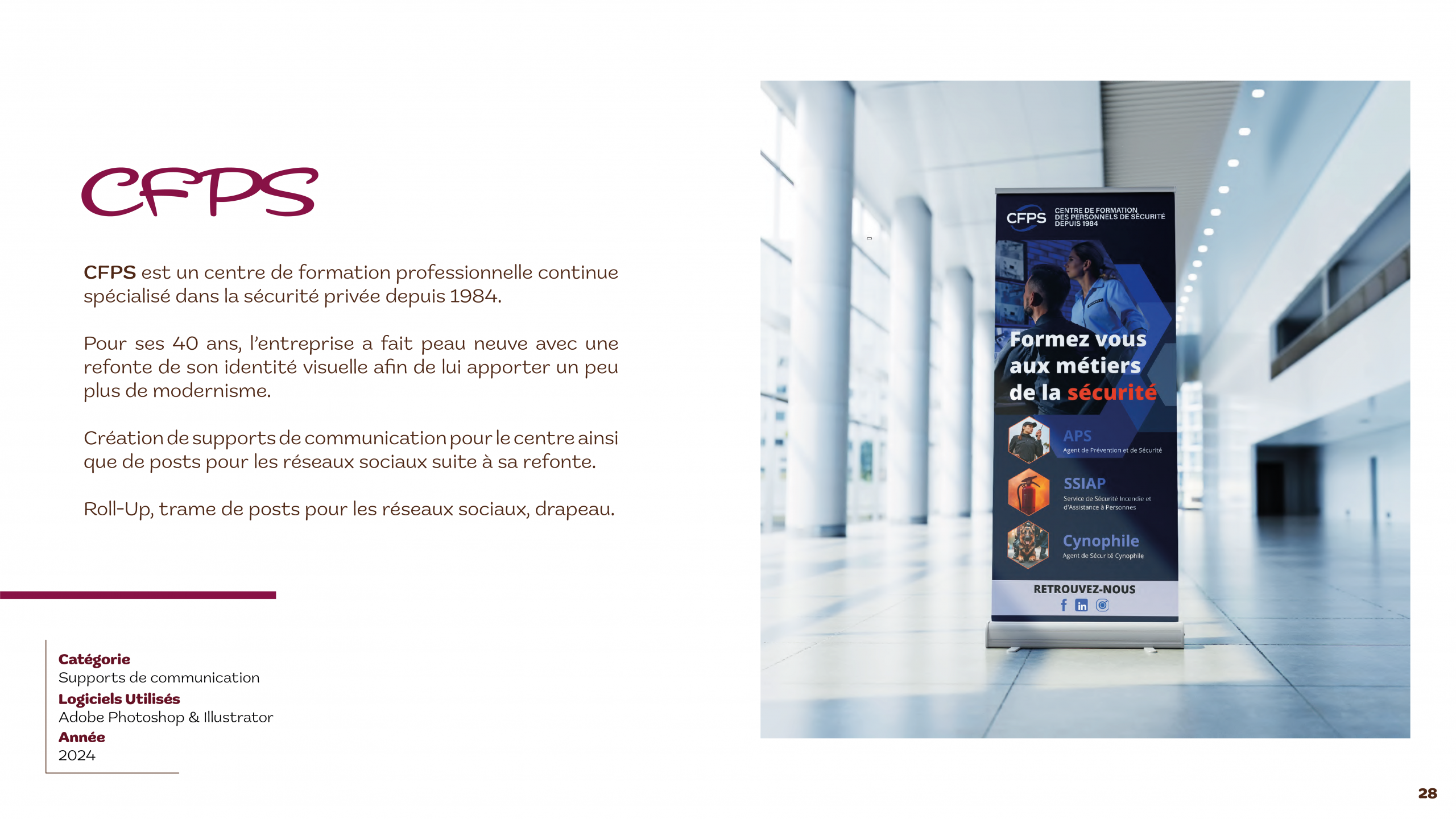 Désign kakémono sécurité mockup