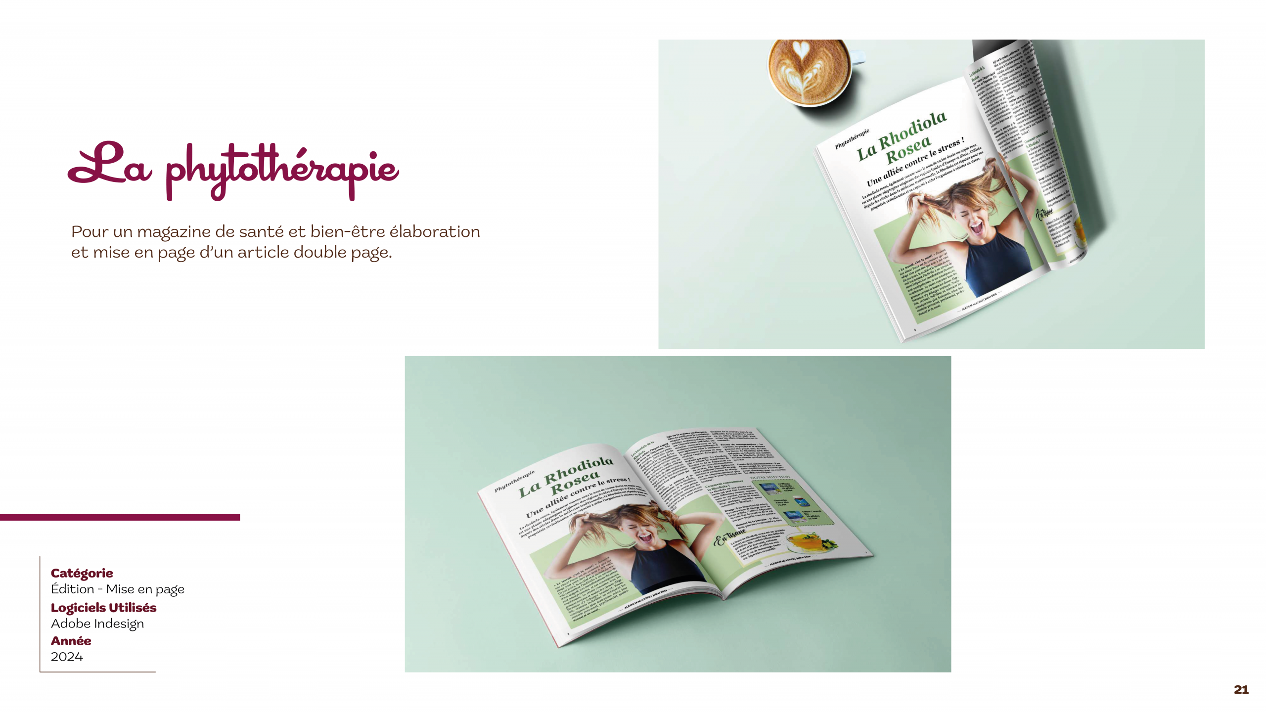 Article magazine sur la phytothérapie